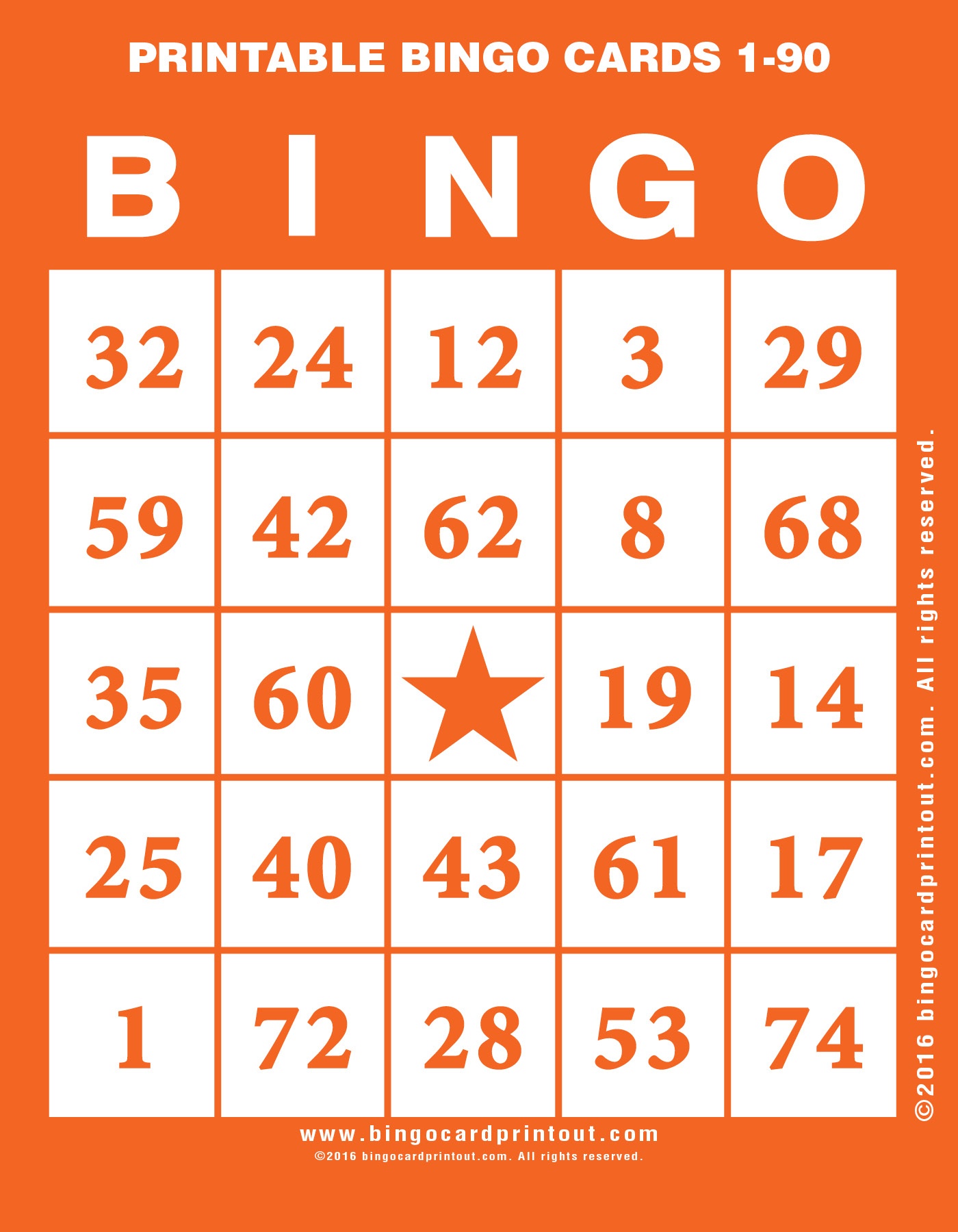 Free Printable Number Bingo Cards 1 20 - Free Printable