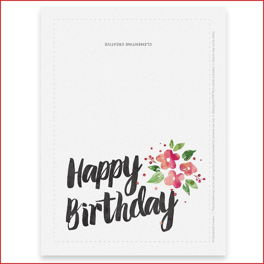 Printable Birthday Card For Her Clementine Creative Free Humorous - Free Printable Birthday Cards For Her