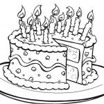 Printable Birthday Coloring Pages Coloring Pages Remarkable Free   Free Printable Birthday Cake