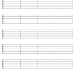 Printable Blank Guitar Tab Sheets | Music In 2019 | Guitar Tabs   Free Printable Guitar Tablature Paper