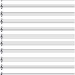 Printable Blank Music Staff Paper | Good Things To Know | Music   Free Printable Music Staff