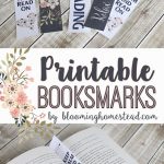 Printable Bookmarks & My New Favorite Book | Organizational   Free Printable Bookmarks For Libraries