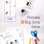 Printable Bug Jump Game | Fun Learning Activities For Kids | Games   Free Printable Craft Activities