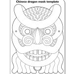 Printable Chinese New Year Masks | Chinese Dragon Mask | Shahida's   Dragon Mask Printable Free