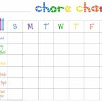 Printable Chore Charts Free | Acme Of Skill   Free Printable Teenage Chore Chart