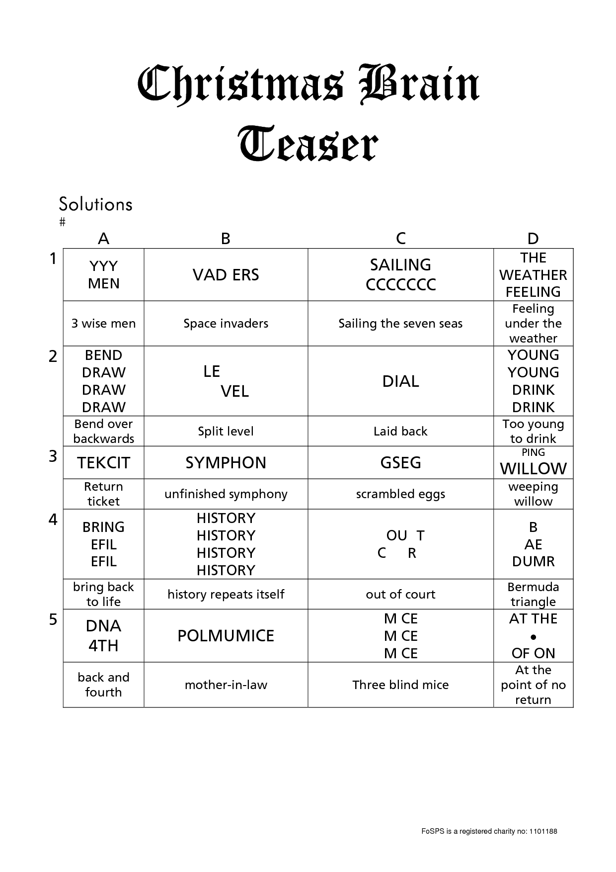 Printable Christmas Brain Teasers … | Great Ideas | Chris… - Free Printable Brain Teasers Adults