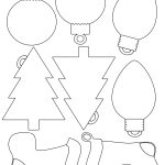 Printable Christmas Envelope |  For Christmas Shapes For Gift   Free Printable Christmas Cutouts