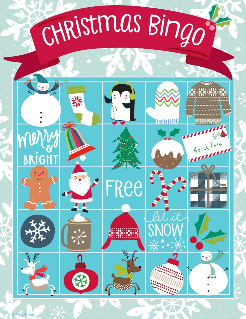 Printable Christmas Games | Blue Mountain - Free Printable Christmas Bingo