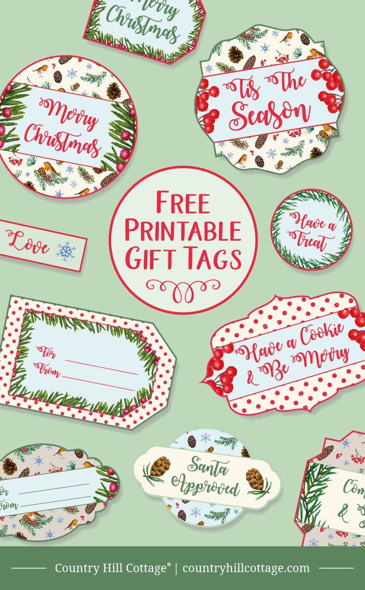 Printable Christmas Gift Tags | Christmas Gifts | Christmas Gift - Free Printable Christmas Food Labels