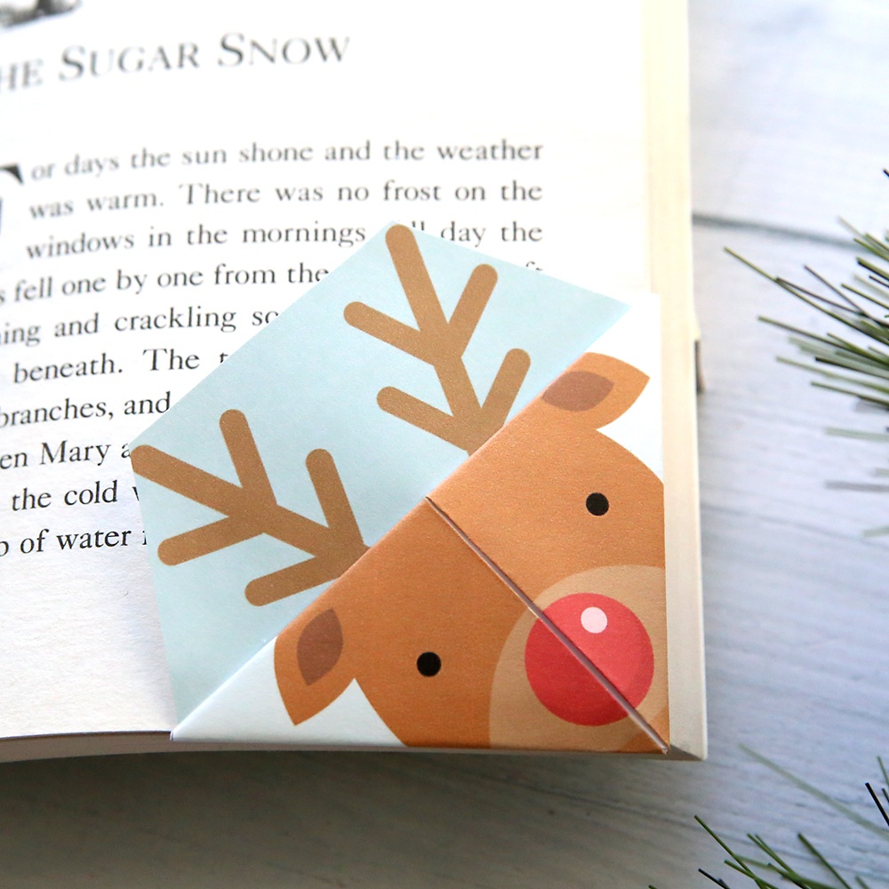 Printable Christmas Origami Bookmarks - It&amp;#039;s Always Autumn - Free Printable Christmas Craft Templates