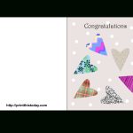 Printable Congratulations Card   Tutlin.psstech.co   Free Printable Congratulations Cards