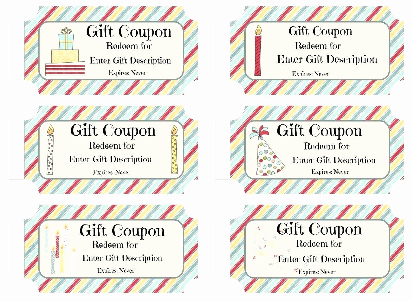 Printable Coupons Free Or Template Birthday Coupons Template – Rtrs - Free Printable Blank Birthday Coupons
