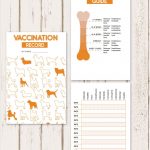 Printable Dog Vaccine Health Record Pet Care Record Book | Etsy   Free Printable Pet Health Record
