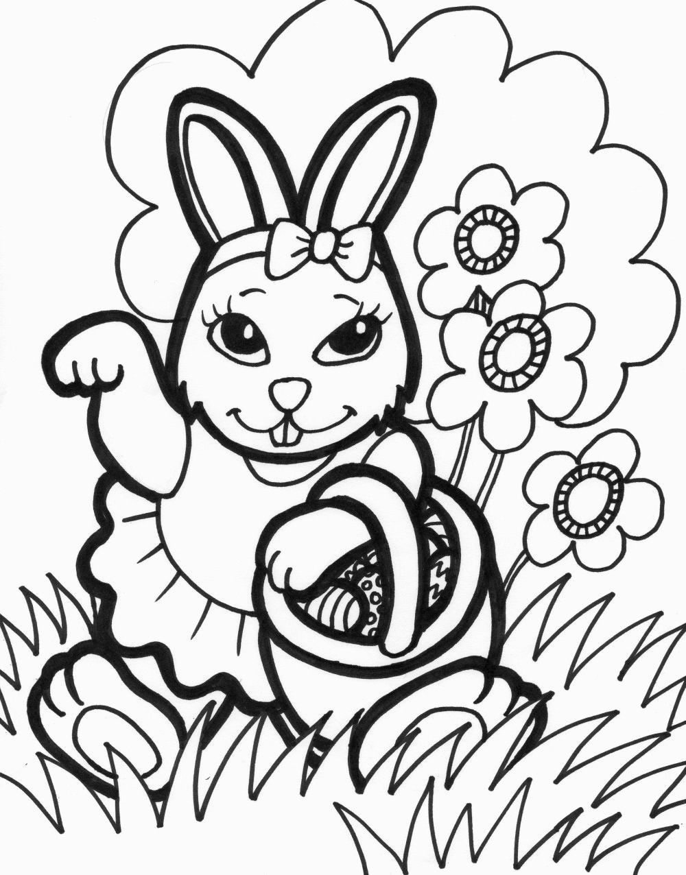 Printable Easter Coloring Pages | Printable Coloring Pages - Free Printable Easter Coloring Pages