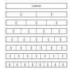Printable Fraction Strips   Free Printable Fraction Worksheets