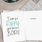 Printable Funny Birthday Card Instant Download Digital Greeting Card   Free Printable Funny Birthday Cards For Coworkers