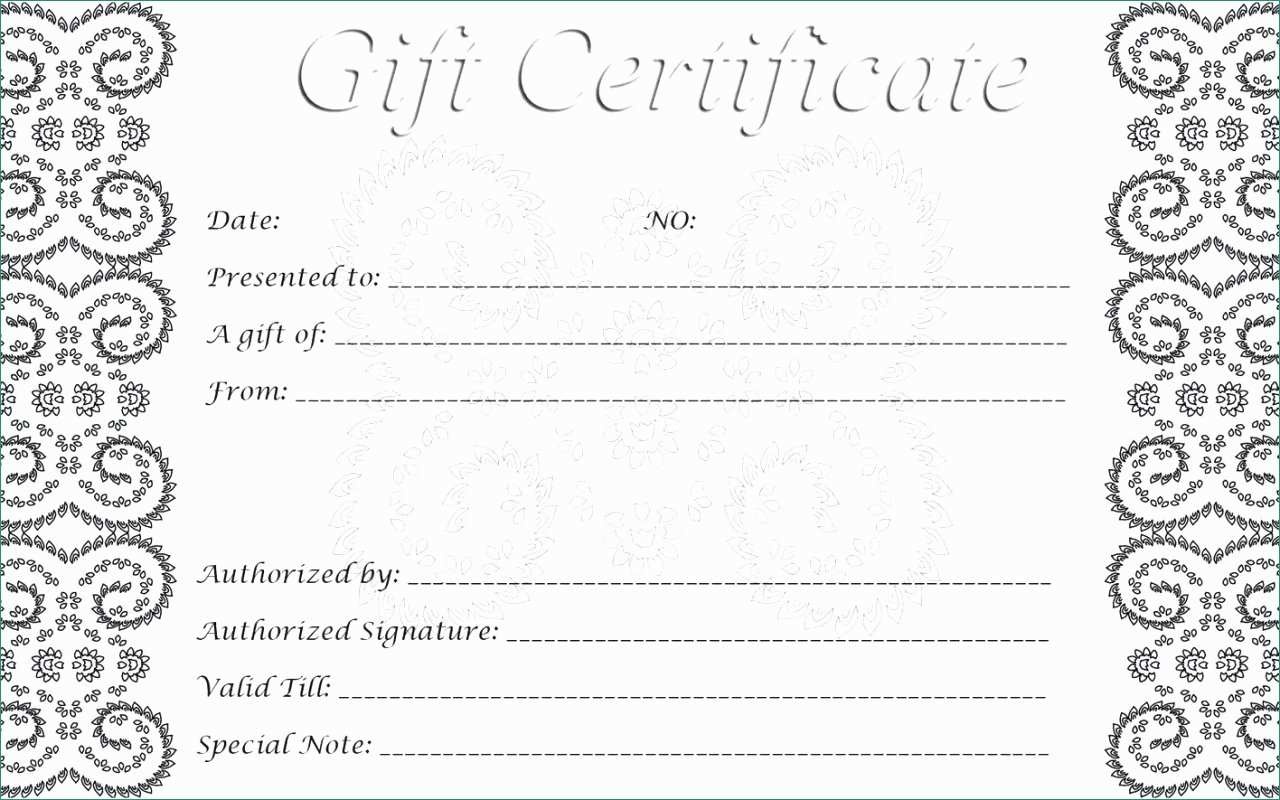 Printable Gift Voucher Template Free | Panglimaword.co - Free Printable Gift Certificates For Hair Salon