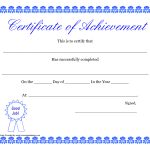 Printable Hard Work Certificates Kids | Printable Certificate Of   Free Printable Blank Certificates Of Achievement