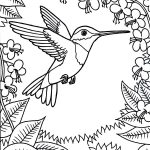 Printable Hummingbird Coloring Pages | Coloring: Animal Kingdom   Free Printable Pictures Of Hummingbirds