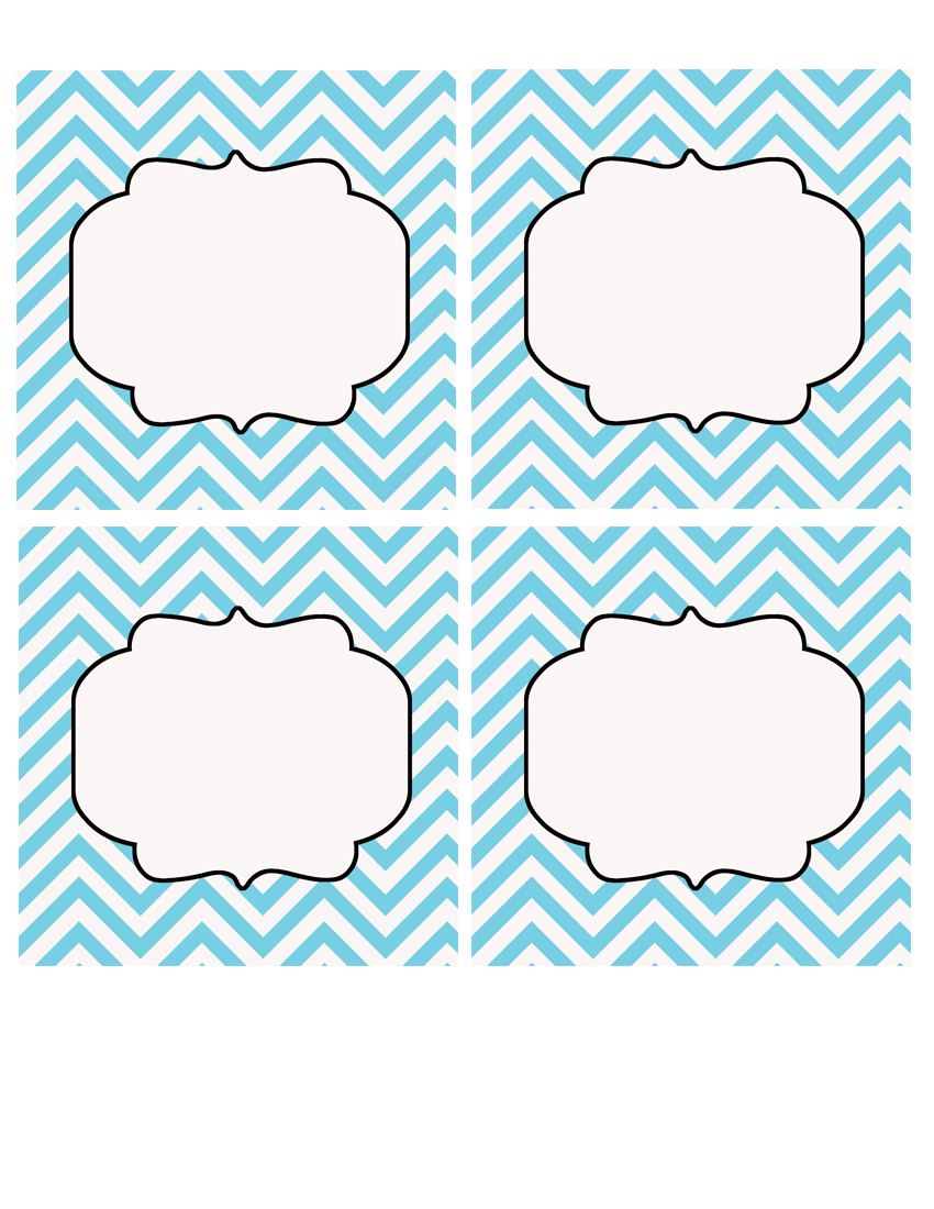 Free Printable Chevron Labels Free Printable