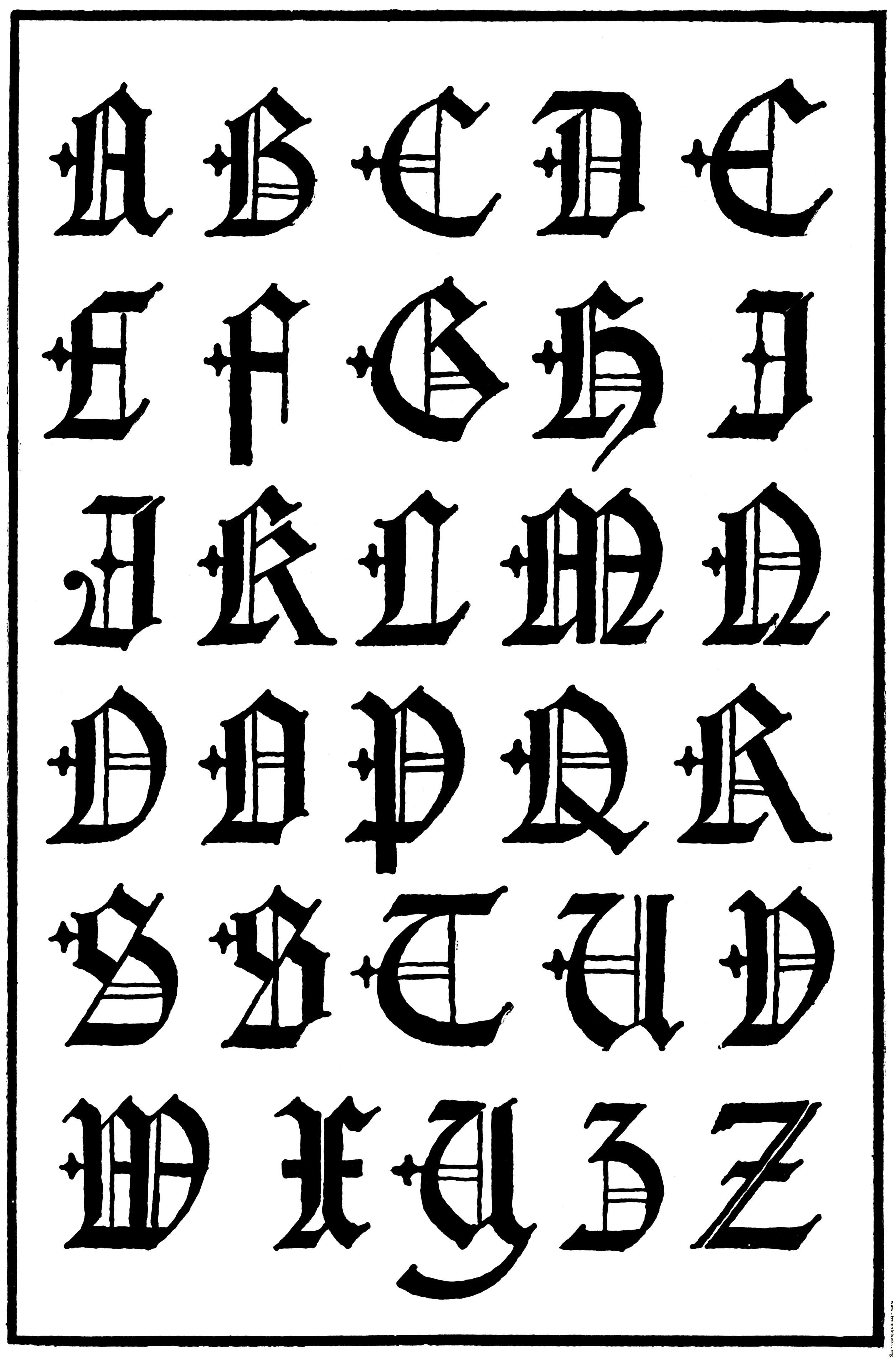 Free Printable Old English Letters Free Printable