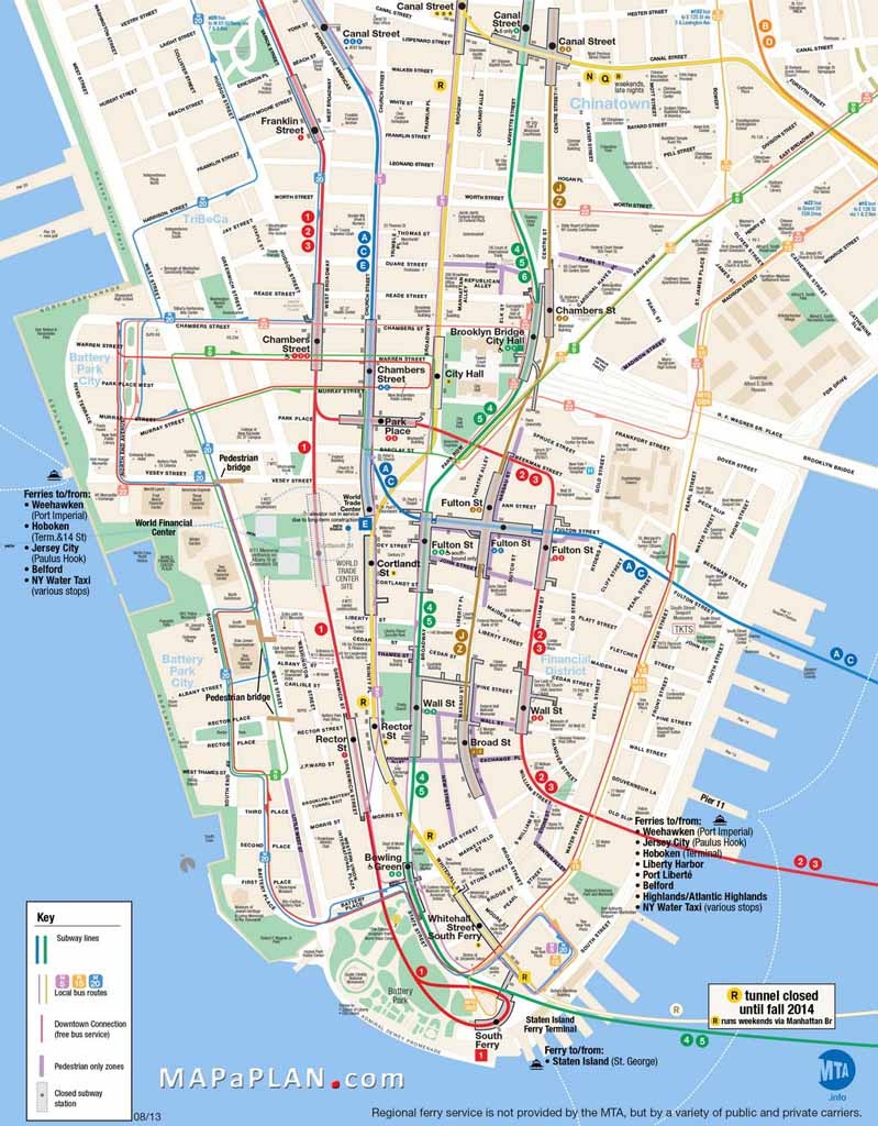 Printable Map Of Manhattan Ny | Travel Maps And Major Tourist - Free Printable Map Of Manhattan