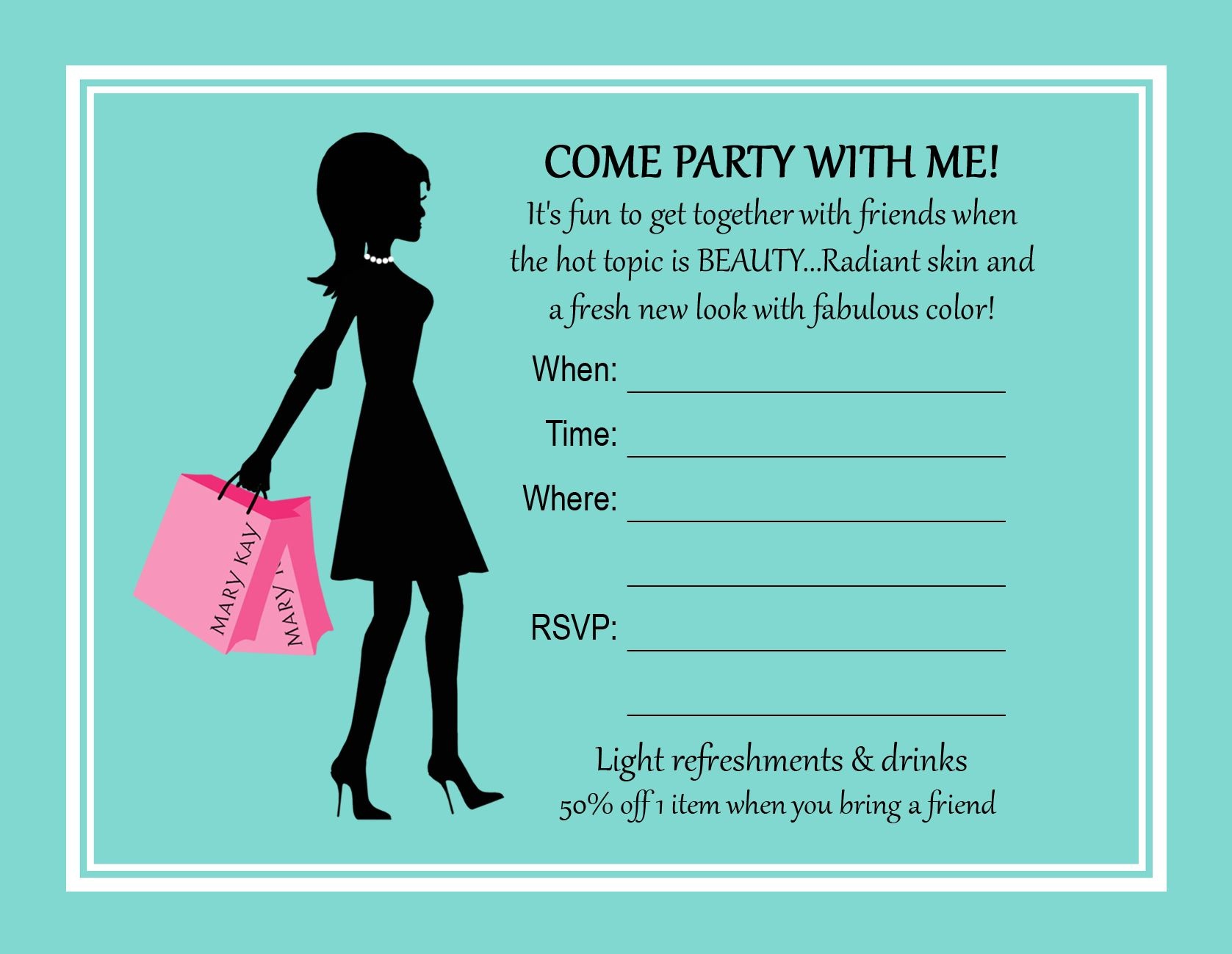 Printable Mary Kay Party Invitations. Mary Kay Party Invitations Www - Mary Kay Invites Printable Free