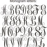 Printable Monogram Letters (70+ Images In Collection) Page 1   Free Printable Monogram Letters