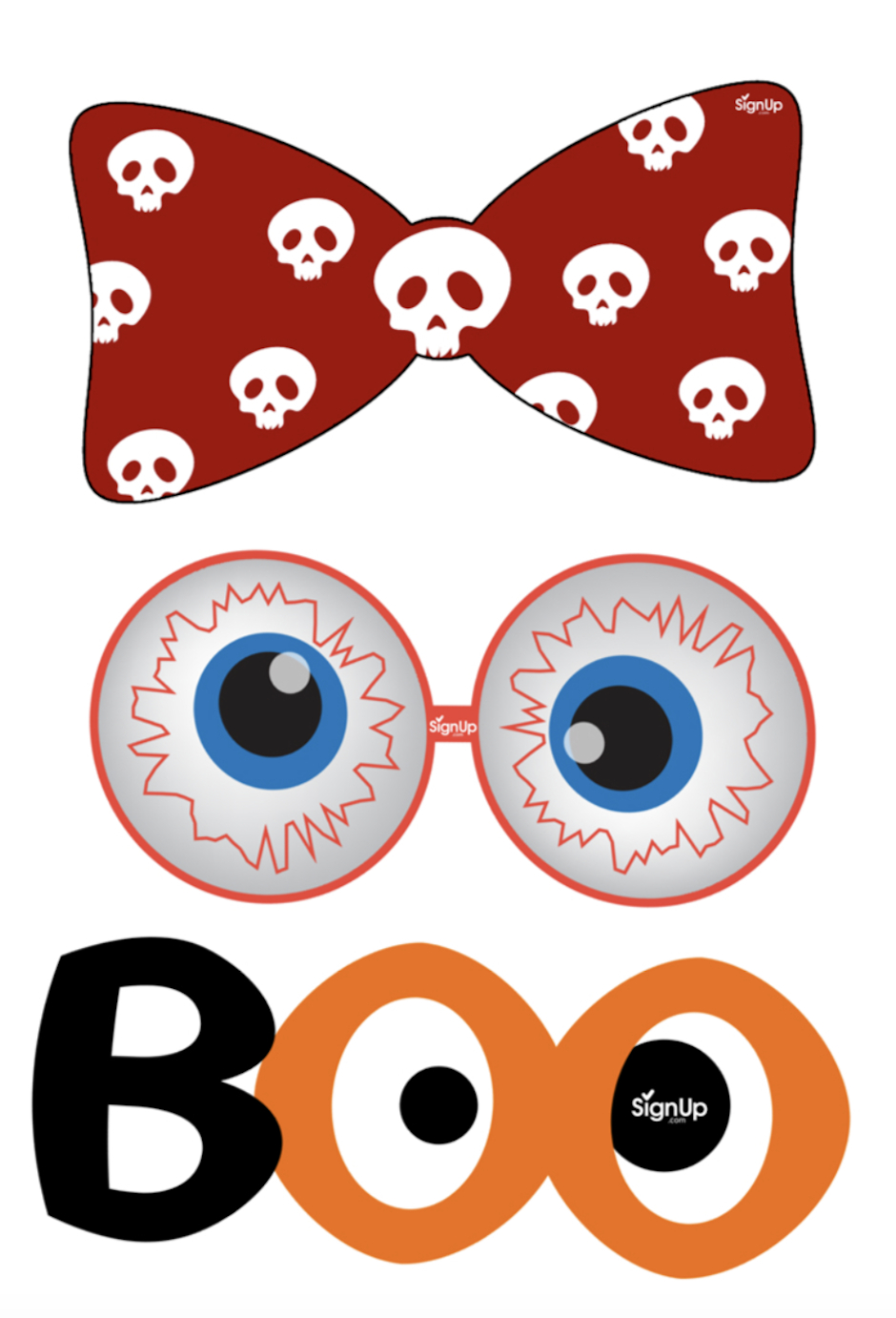 Printable Photobooth Props: Halloween Party Craft Activity | Signup - Free Printable Photo Booth Props
