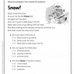 Printable Reading Comprehension Worksheets For Reading Worksheets   Free Printable Grade 1 Reading Comprehension Worksheets