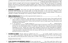 Printable Residential Free House Lease Agreement | Residential Lease – Free Printable Rental Lease Agreement