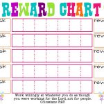 Printable Reward Chart Template | Printable Reward Charts Template   Free Printable Reward Charts For Teenagers