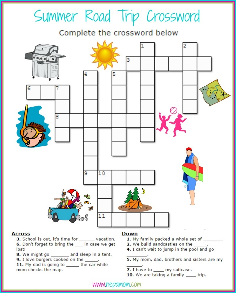 Printable Road Trip Games - Good Food And Family Fun - Free Printable Summer Games