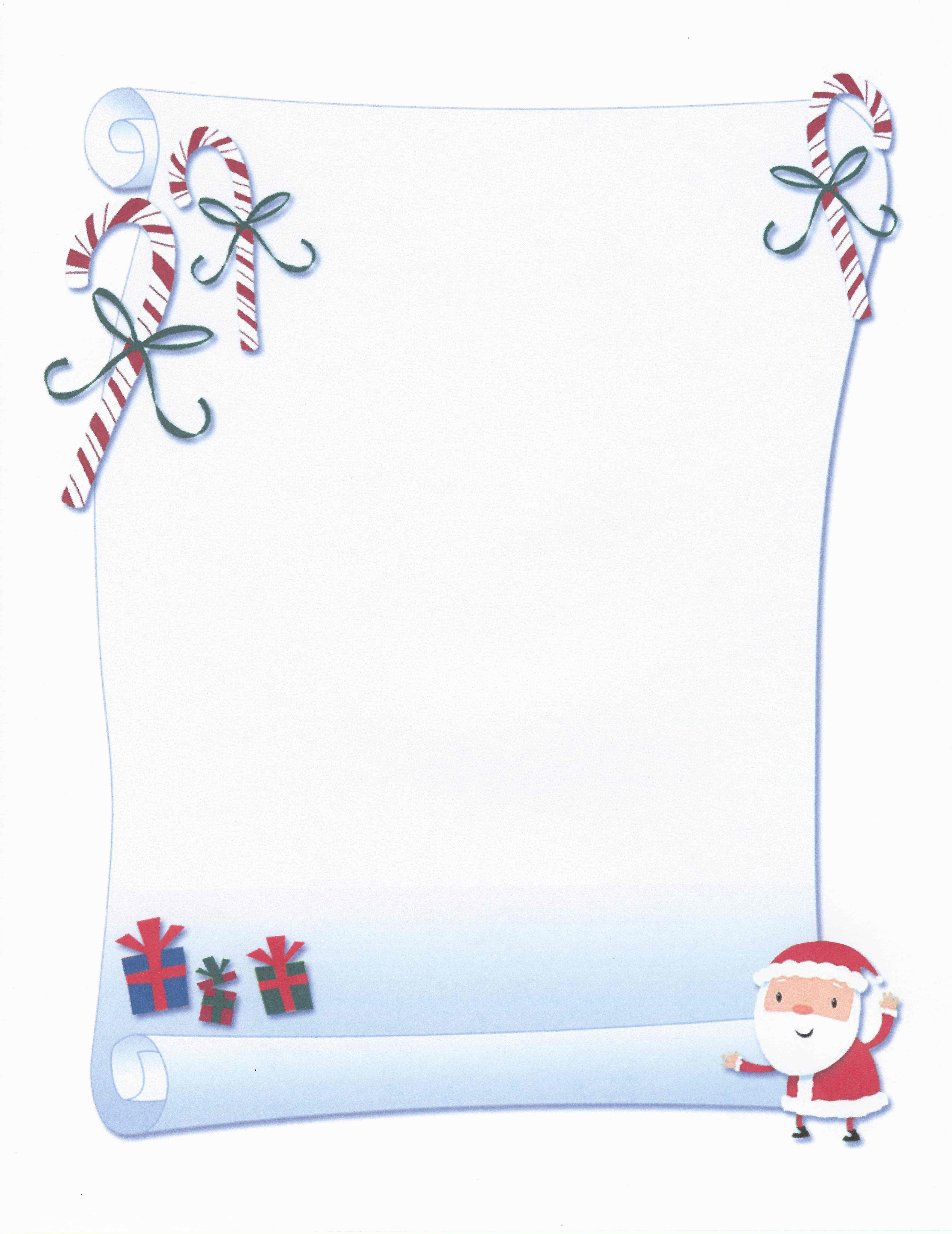 Printable Santa Scroll Certificate Stationery | Stationary | Free - Free Printable Birthday Scrolls