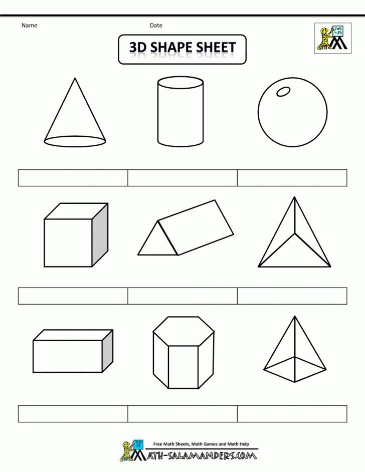 Free Printable Geometric Shapes