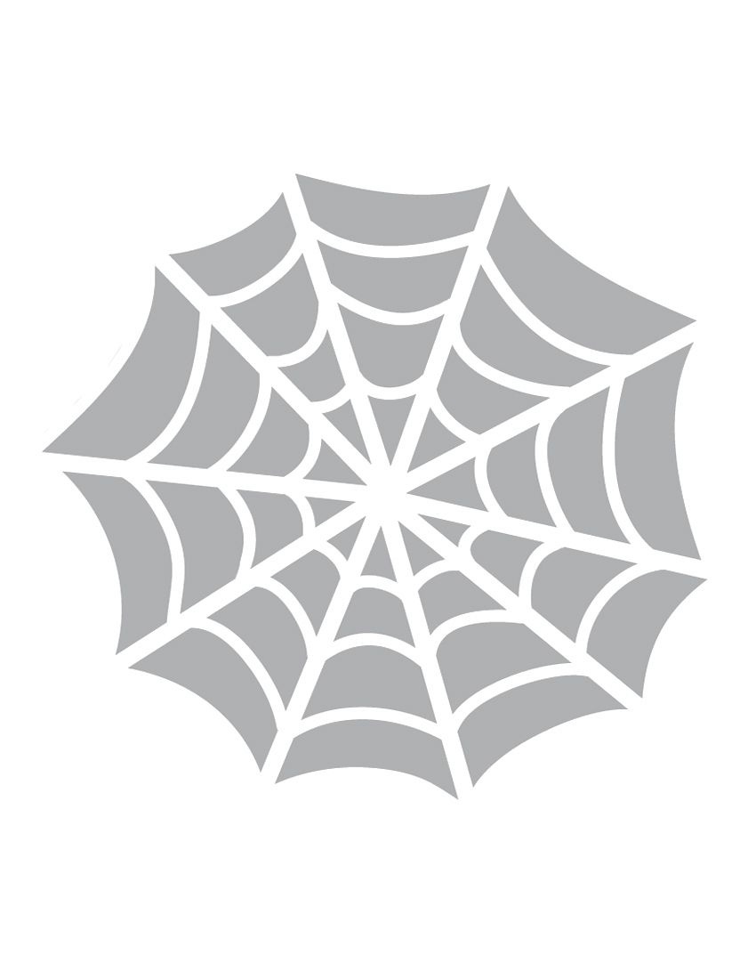 Printable Spider Web Stencil - Coolest Free Printables. This Stencil - Free Printable Cookie Stencils
