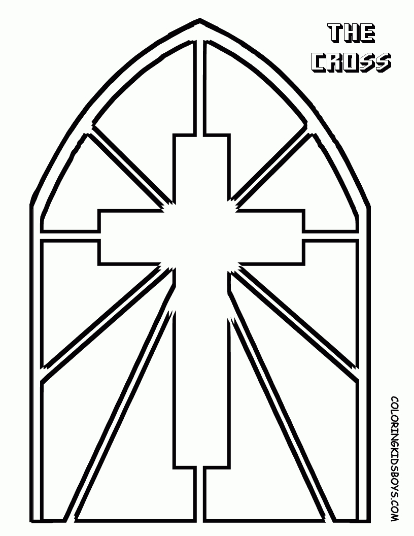 The Ascension Stained Glass Coloring Page Free Printable Free 