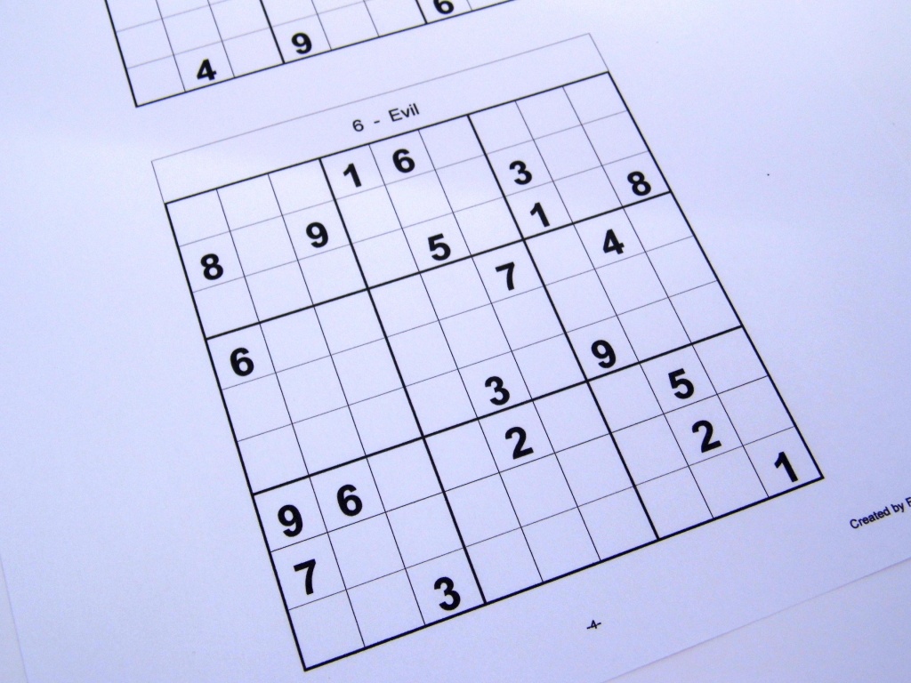 Free Printable Sudoku 6 Per Page Free Printable