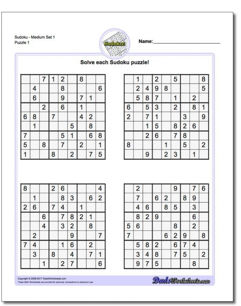 sudoku printable 6 per page