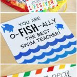 Printable Swim Instructor Gift Tags. Attach To Lifesavers And   Free Printable Lifesaver Tags