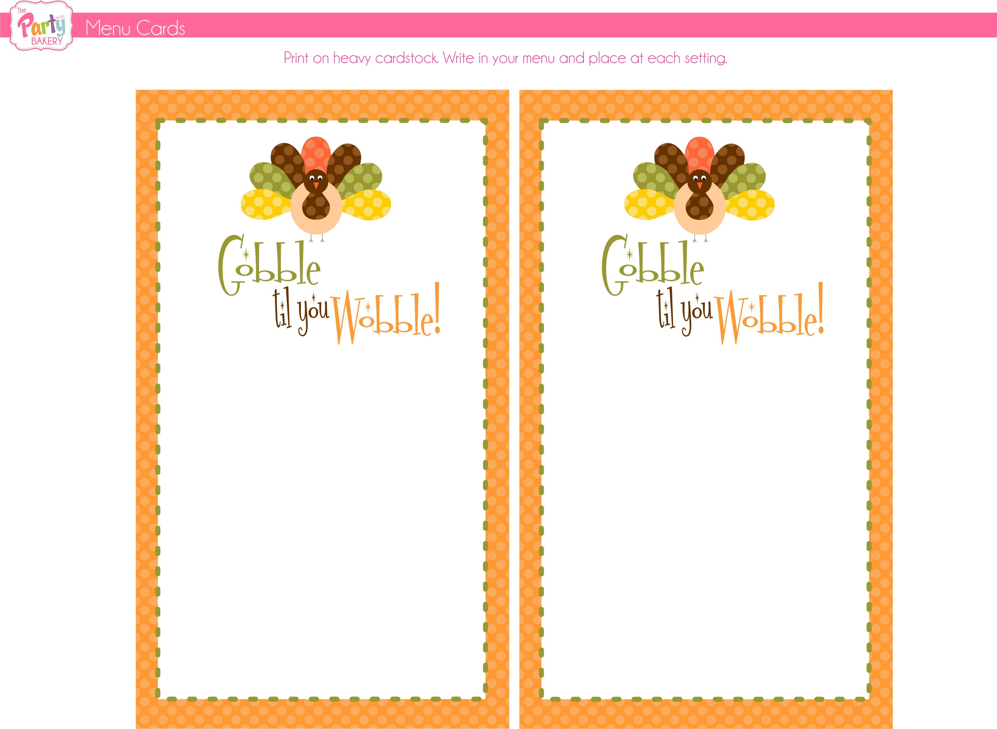 Printable Thanksgiving Menu Templates For Free – Happy Easter - Free Printable Thanksgiving Menu Template