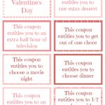 Printable Valentine Coupon Book For Kids   Free Printable Valentine Books