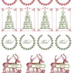 Printable   Vintage Christmas Stickers | Merkimiðar | Christmas   Free Printable Holiday Stickers