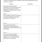 Probability Of Independent And Dependent Events | Compound   Free Printable Probability Worksheets 4Th Grade