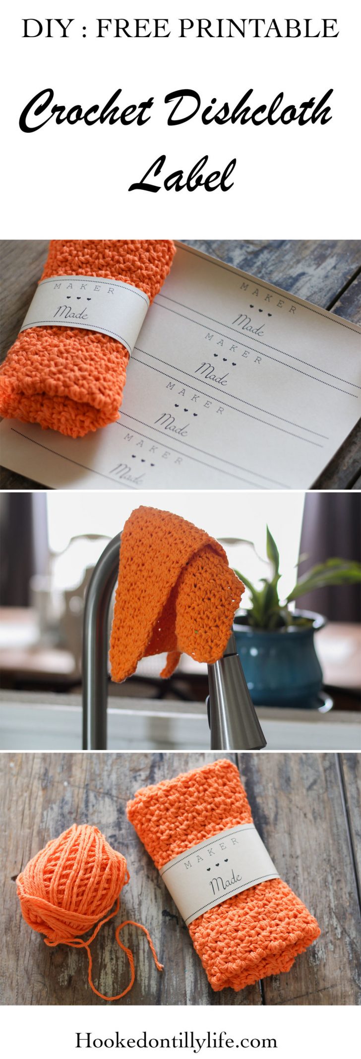 Free Printable Dishcloth Wrappers