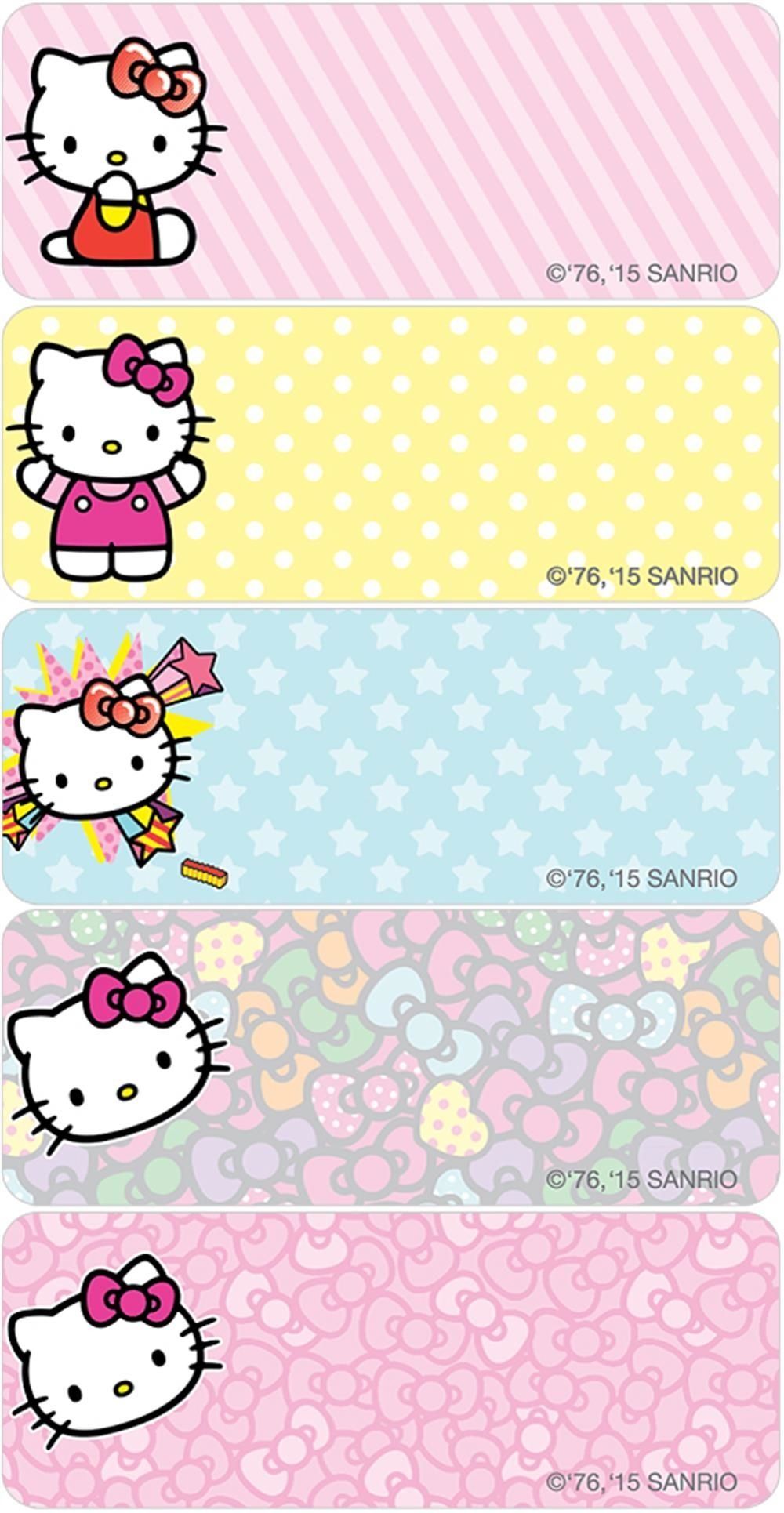 Hello Kitty Label Template 6953