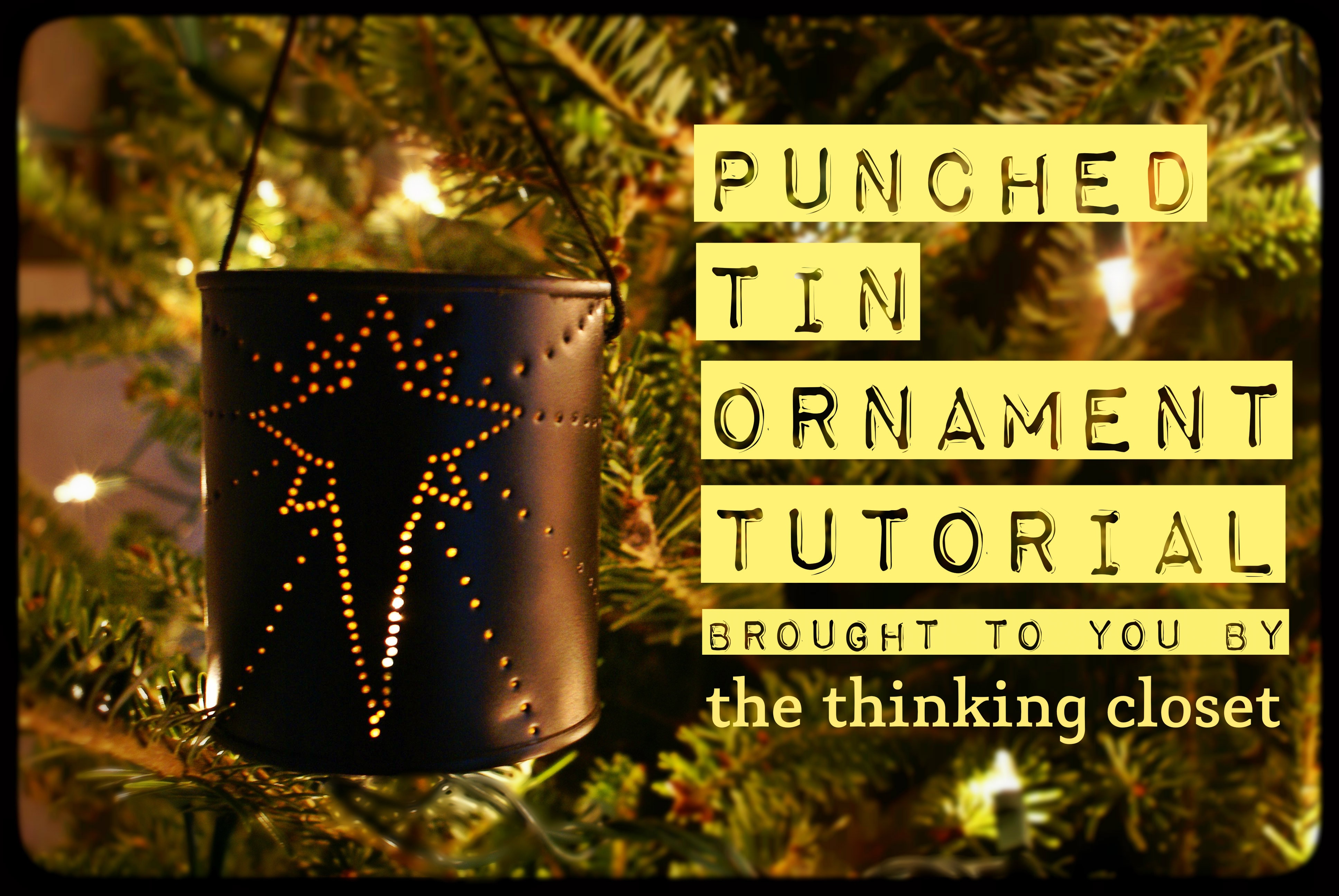Punched Tin Ornament Tutorial - The Thinking Closet - Printable Tin Punch Patterns Free
