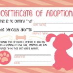 Puppy Adoption Certificate … | Party Ideas In 2019…   Fake Adoption Certificate Free Printable