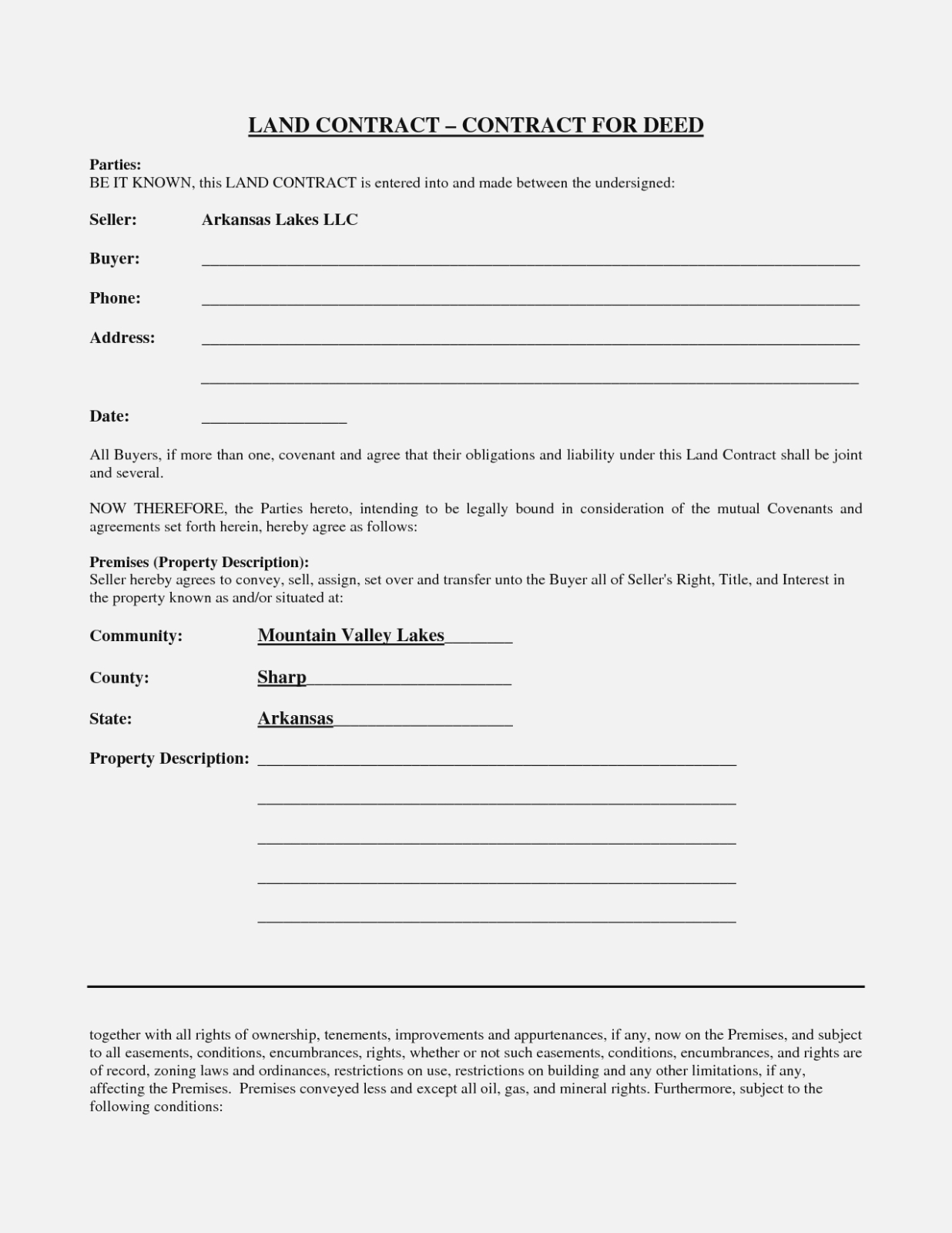 Purchase Agreement Ohio Fast 13 Best Of Land Contract Agreement - Free Printable Land Contract Forms