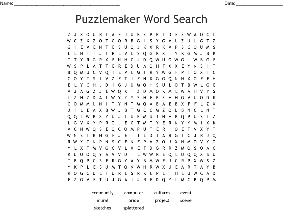 word search maker word search puzzle maker free online printable